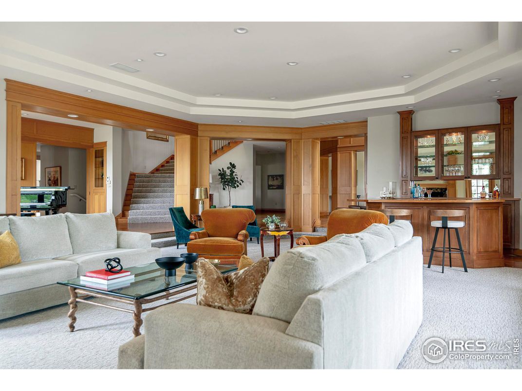 Interior, Living room, Recessed Lighting