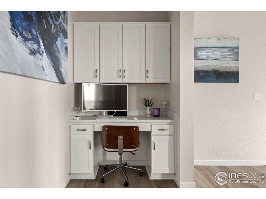 Home Office, Interior, Wood Texture Flooring