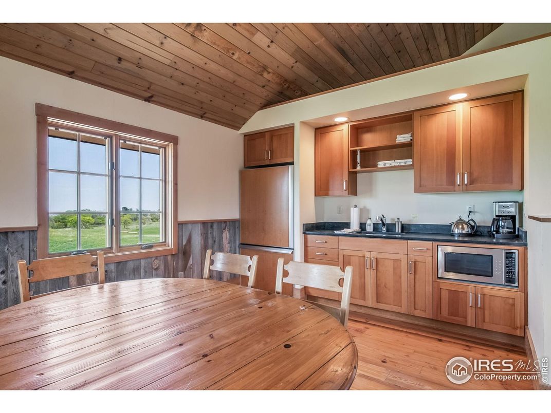 Dining room, Interior, Kitchen, Recessed Lighting, Wooden Ceilings, Wood Texture Flooring