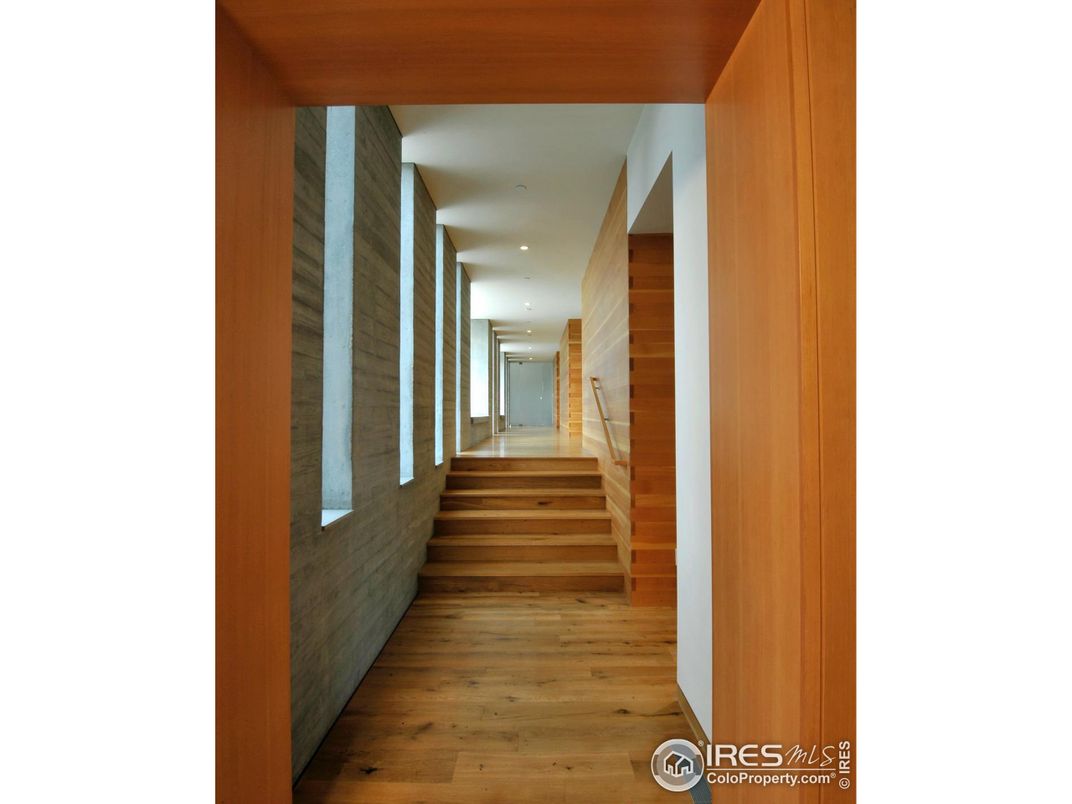 Interior, Recessed Lighting, Wood Texture Flooring, Wooden Walls