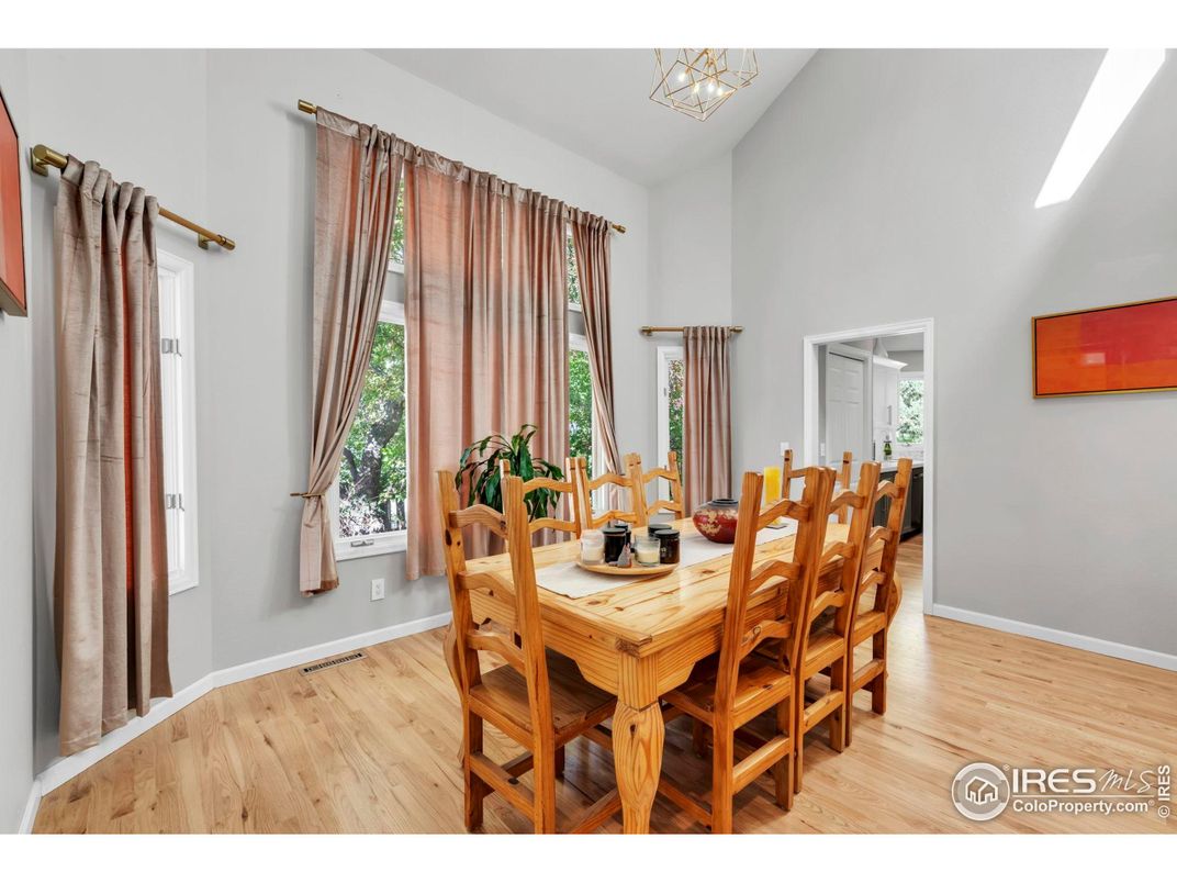 Dining room, Interior, Wood Texture Flooring
