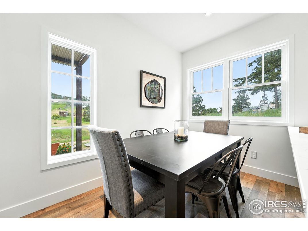 Dining room, Interior, Wood Texture Flooring