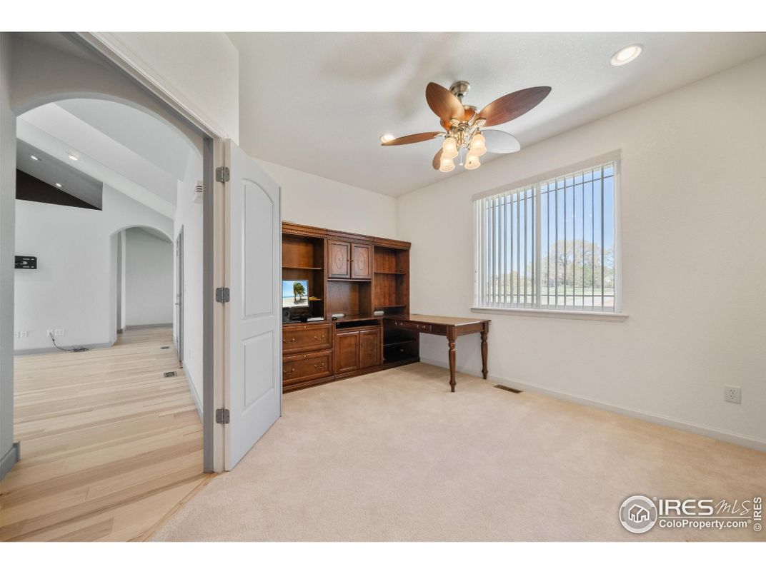 Home Office, Interior, Recessed Lighting