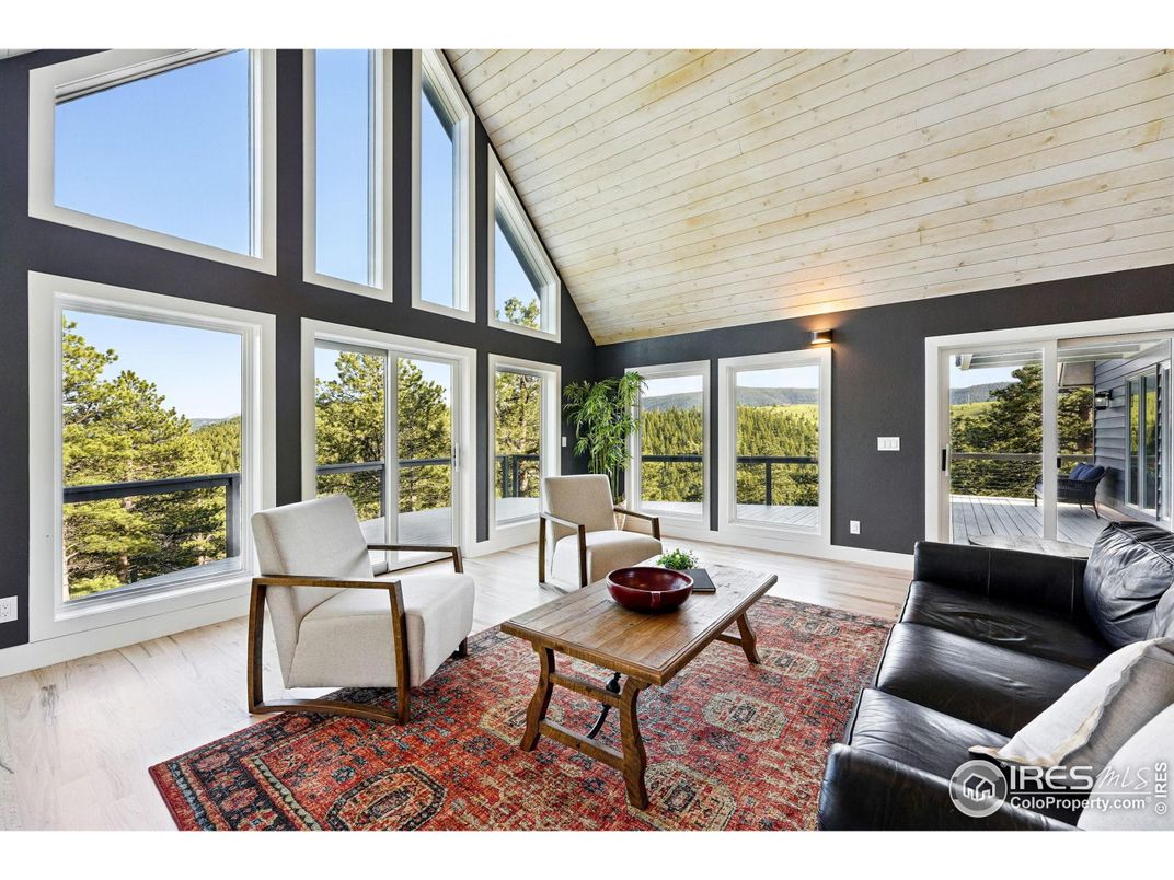 Interior, Living room, Sun Room, Wood Texture Flooring