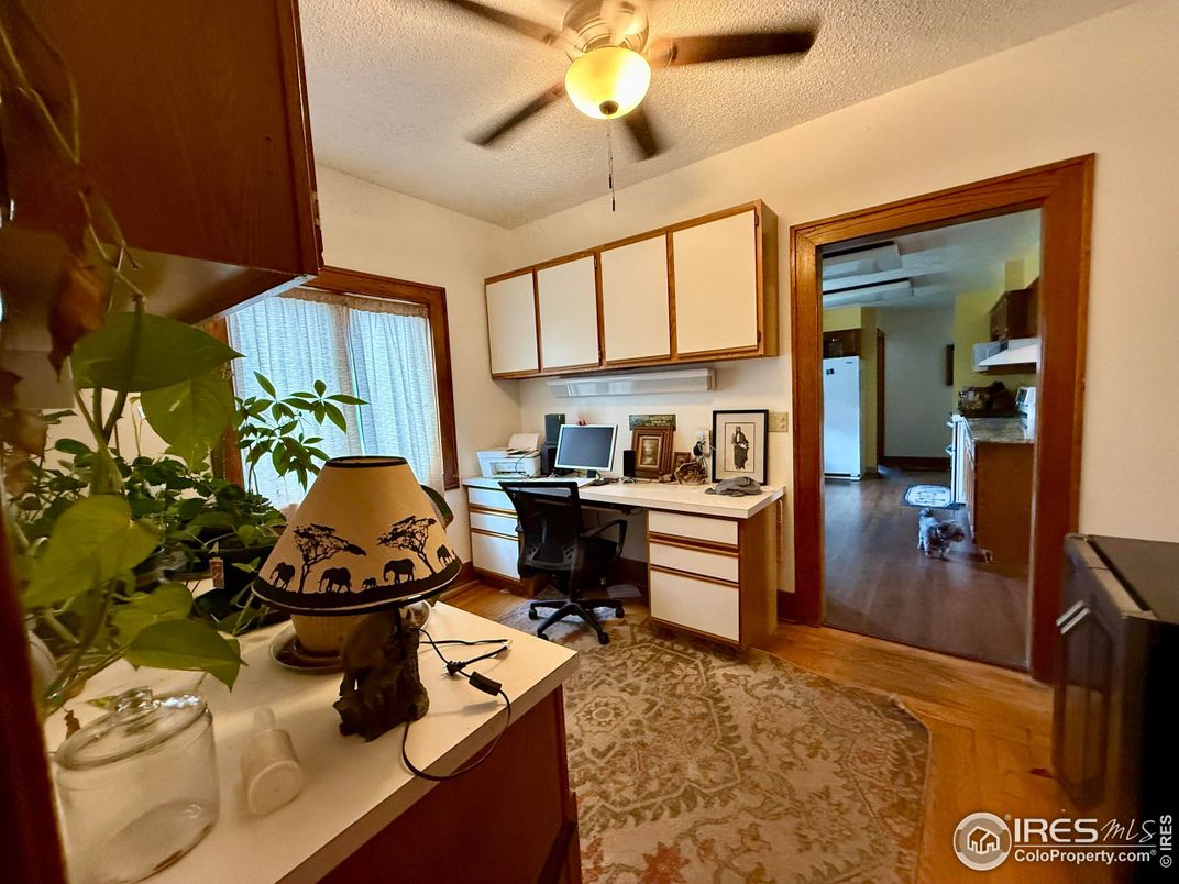 Home Office, Interior, Wood Texture Flooring