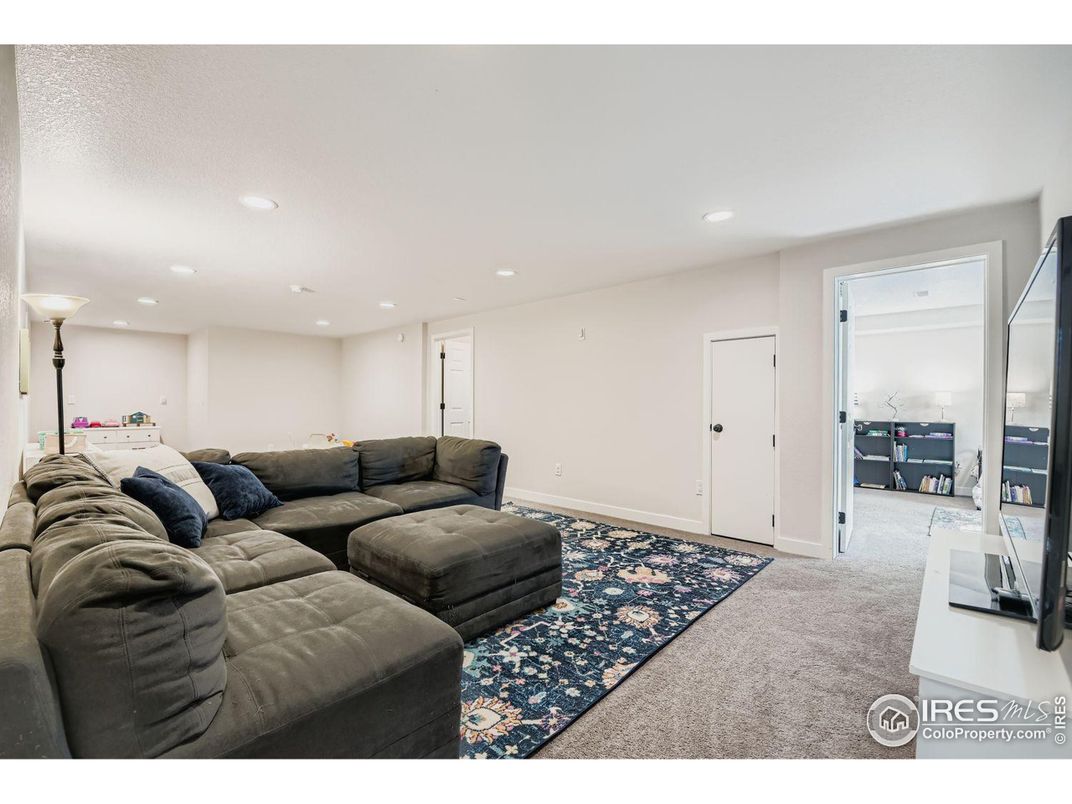 Interior, Living room, Recessed Lighting