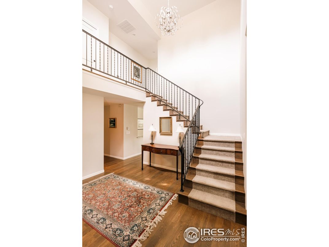 Chandelier, Interior, Recessed Lighting, Wood Texture Flooring