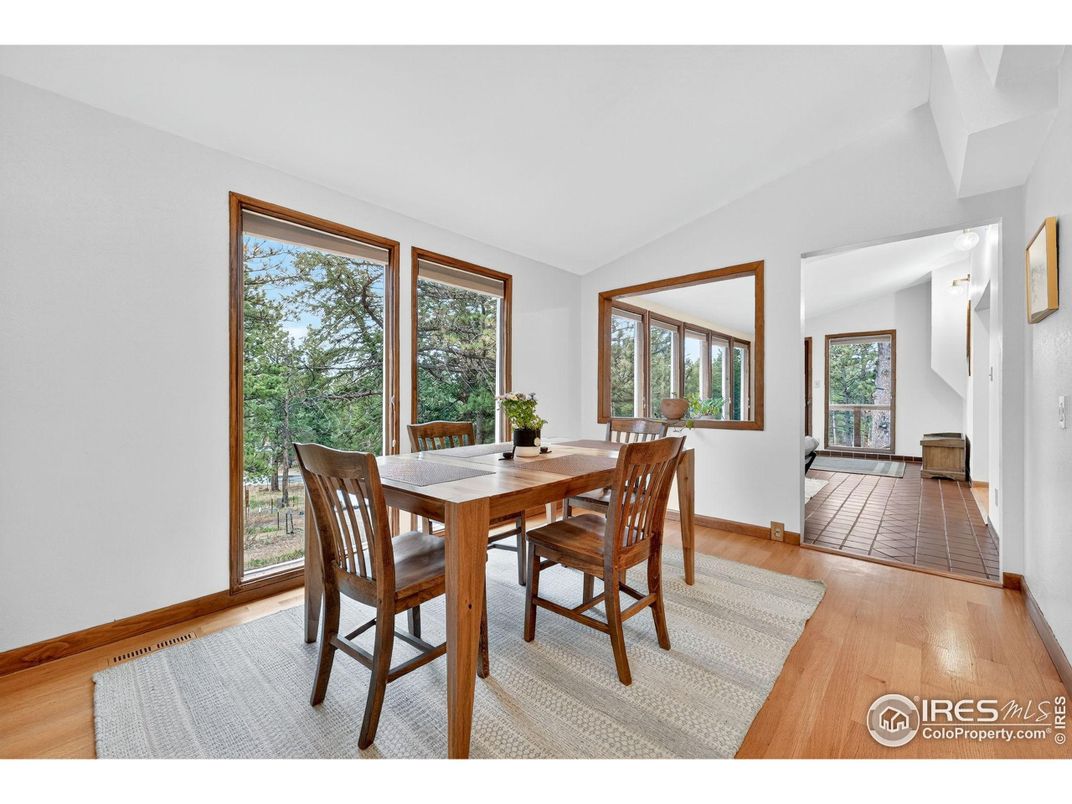 Dining room, Interior, Wood Texture Flooring