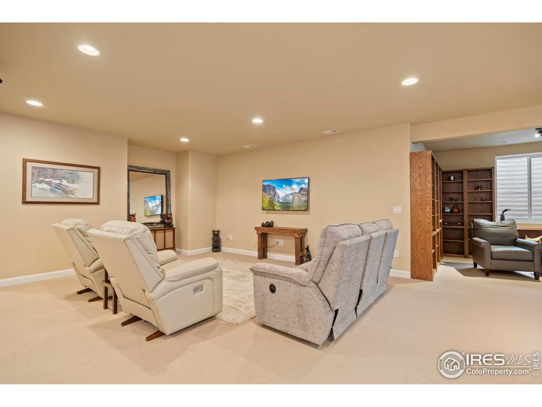 Interior, Living room, Recessed Lighting