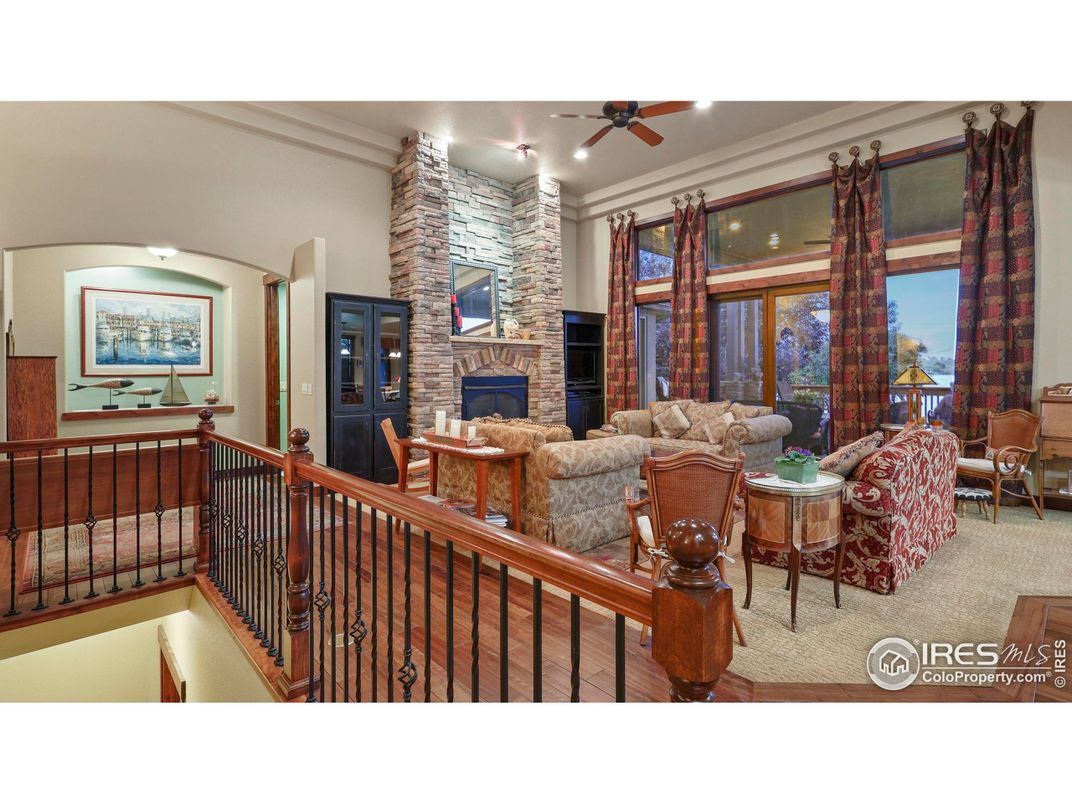 Fireplace, Interior, Living room, Stone Walls