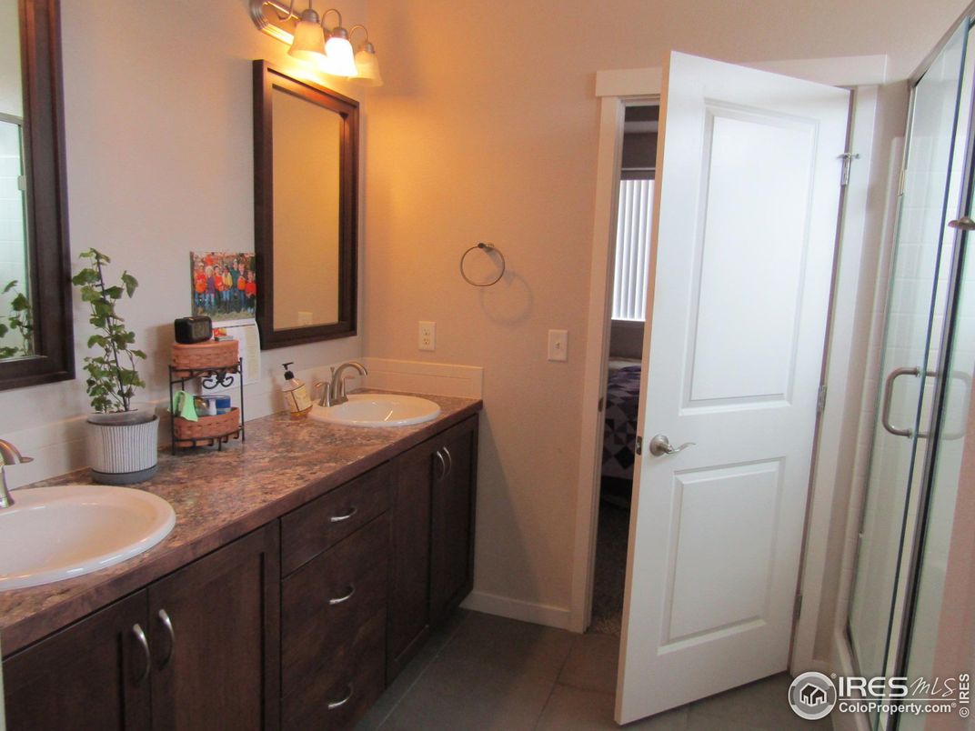 Bathroom, Dual Sink Vanities, Glass Shower, Interior