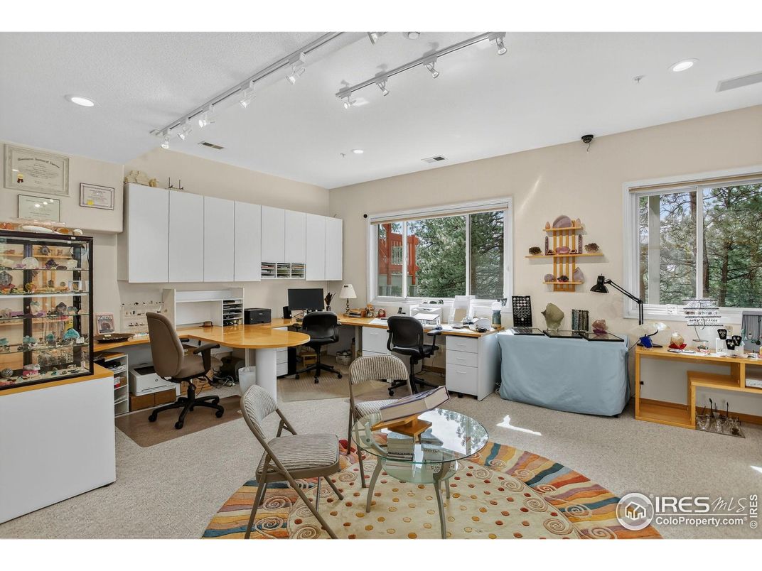 Home Office, Interior, Recessed Lighting