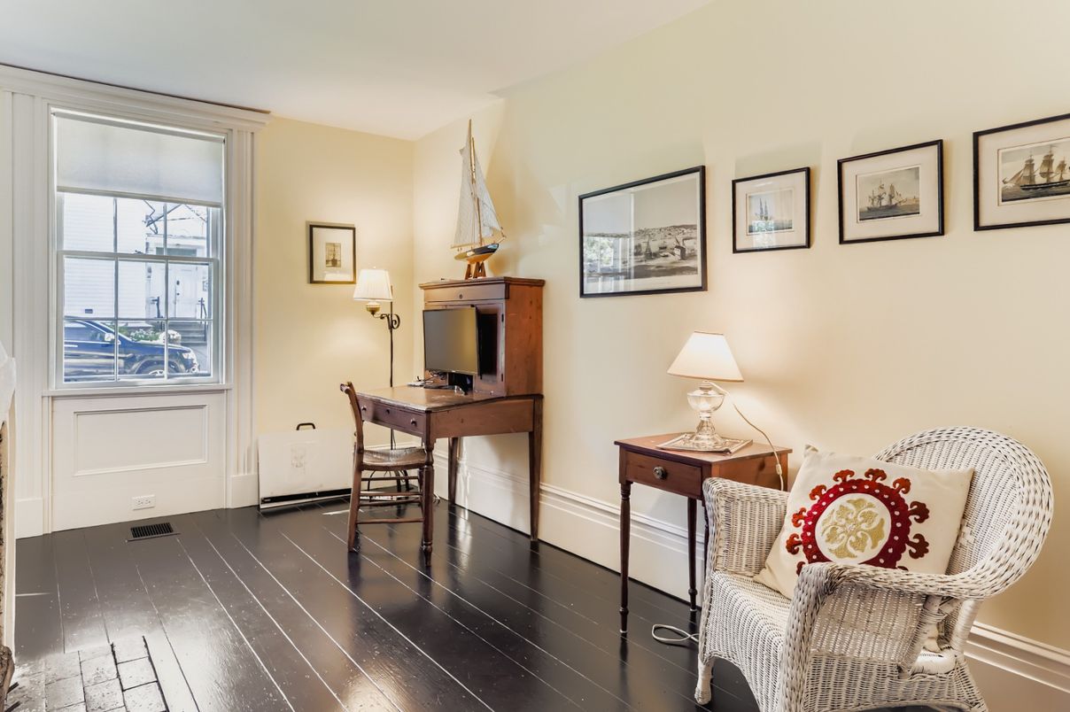 Home Office, Interior, Wood Texture Flooring