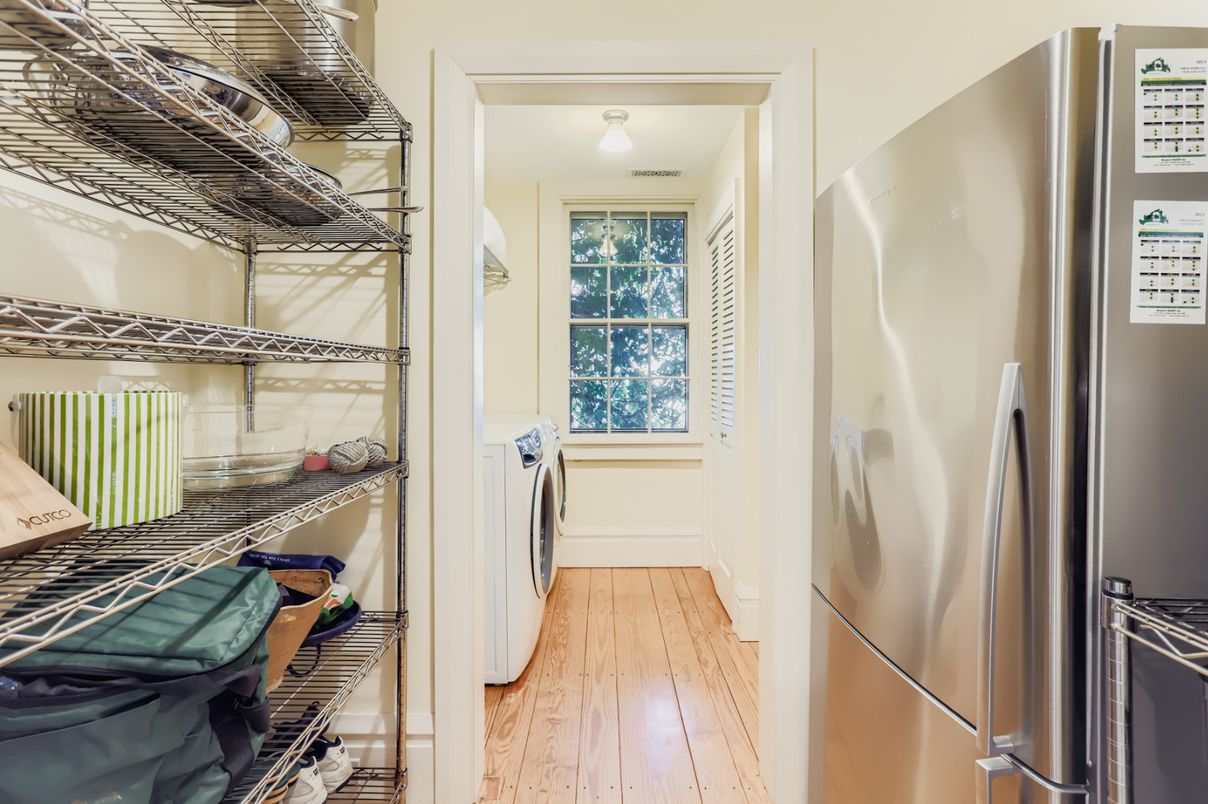 Interior, Stainless Steel Appliances, Wood Texture Flooring