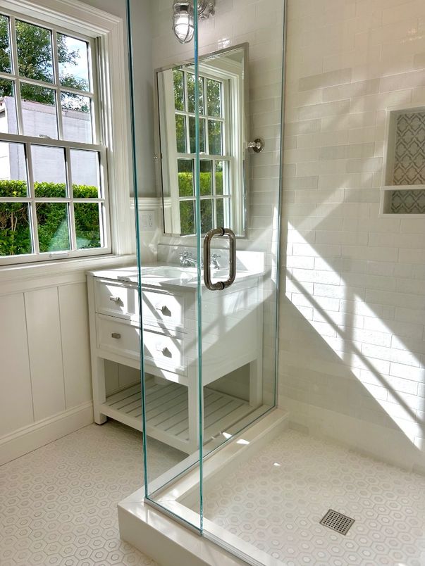 Bathroom, Glass Shower, Interior