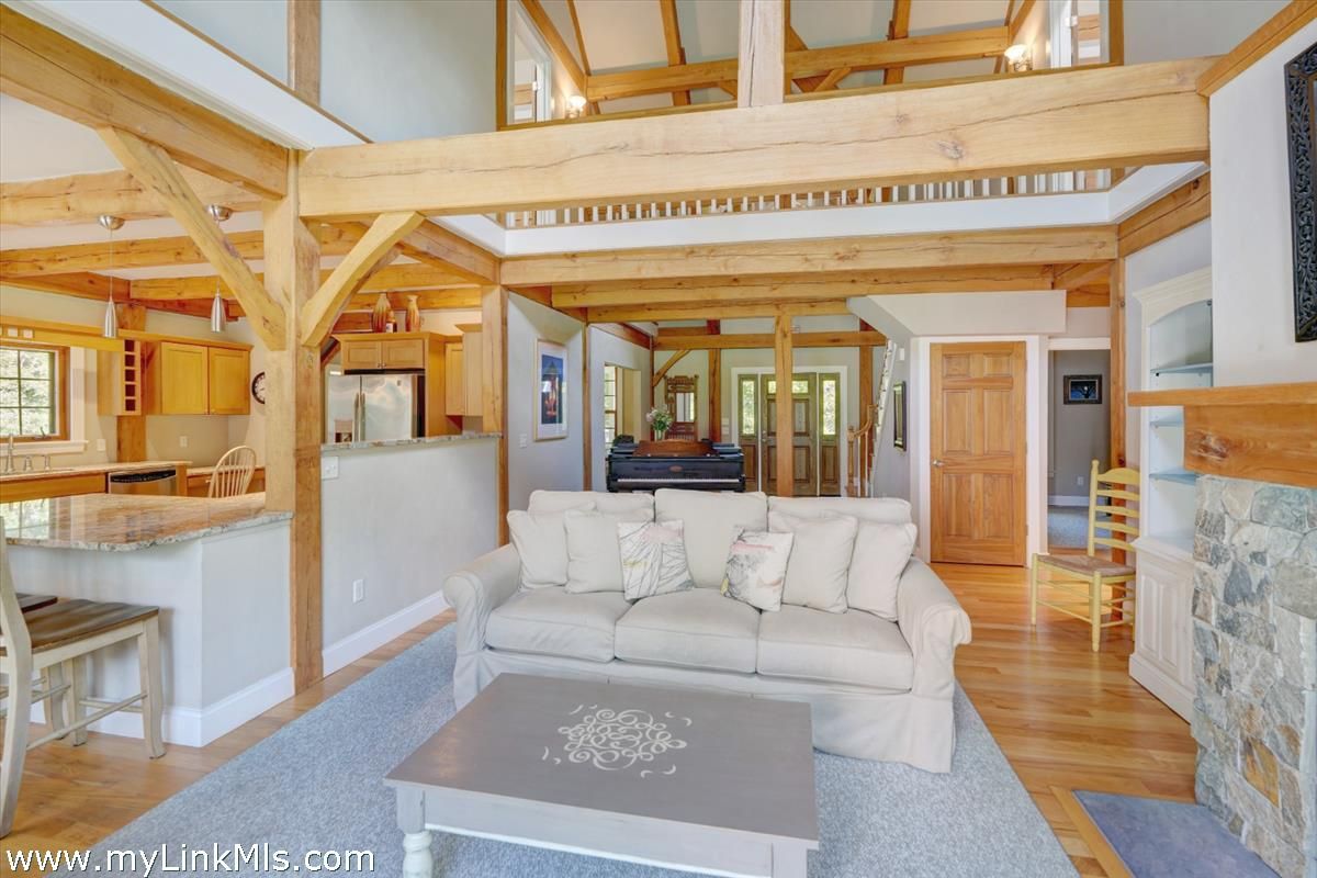 Interior, Living room, Piano, Wooden Beams, Wood Texture Flooring