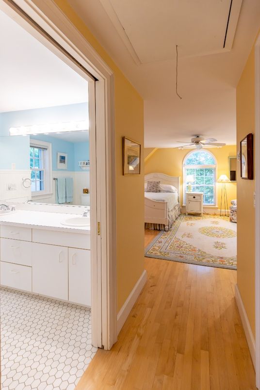 Bathroom, Interior, Wood Texture Flooring