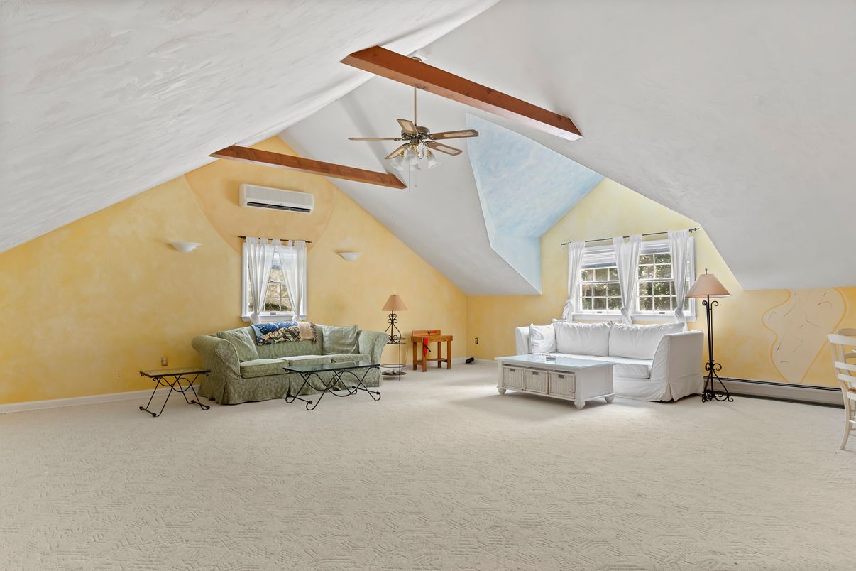 Interior, Living room, Wooden Beams