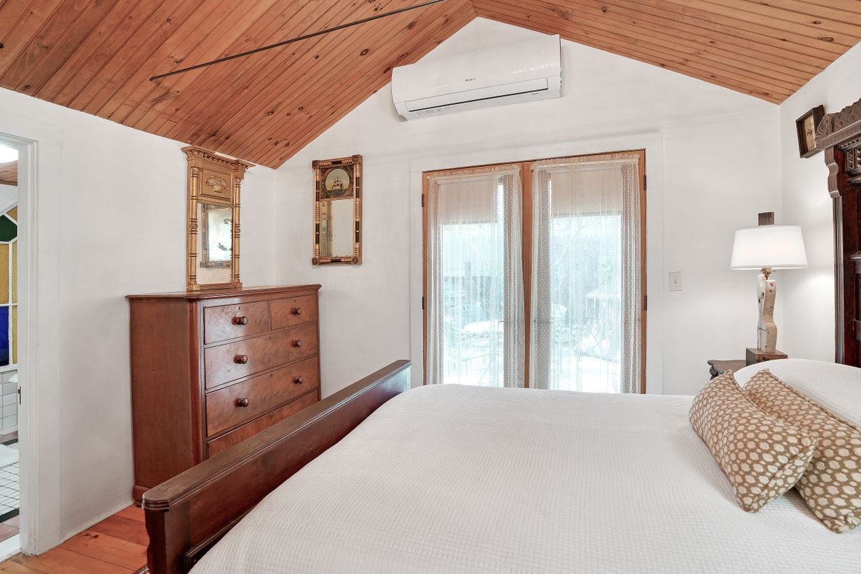 Bedroom, Interior, Wooden Ceilings, Wood Texture Flooring