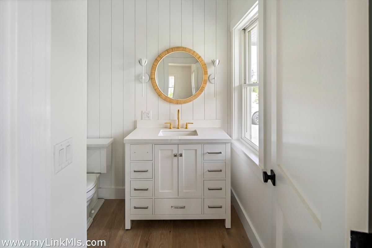 Bathroom, Interior, Wood Texture Flooring