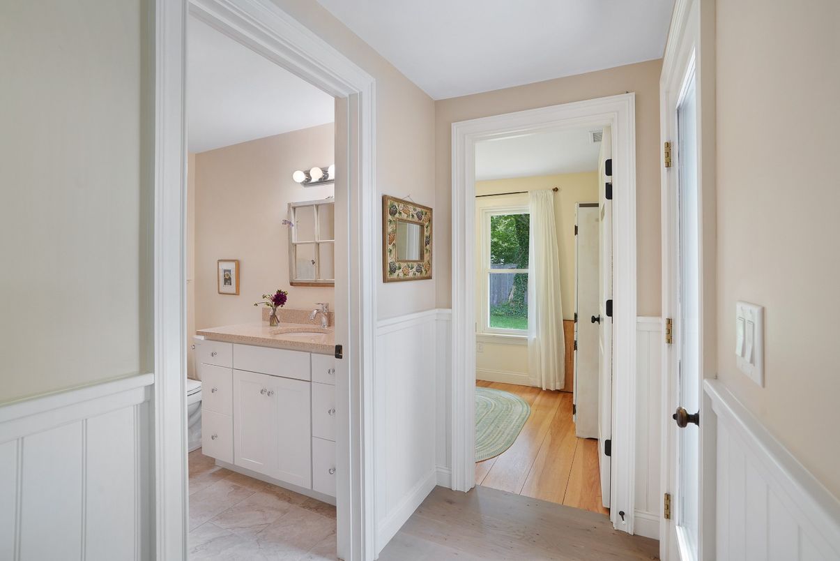Bathroom, Interior, Wood Texture Flooring