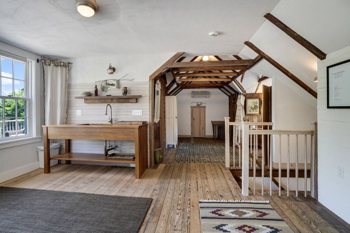 Interior, Wooden Beams, Wood Texture Flooring