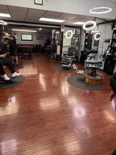 Fitness Equipment, Gym, Interior, Wood Texture Flooring