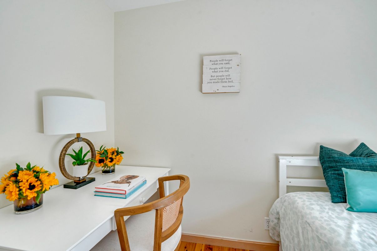 Home Office, Interior, Wood Texture Flooring