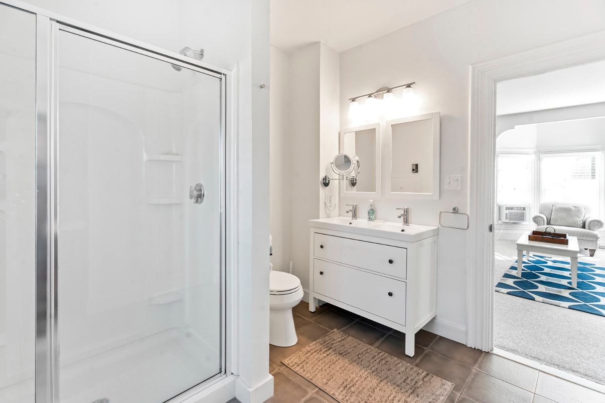 Bathroom, Glass Shower, Interior