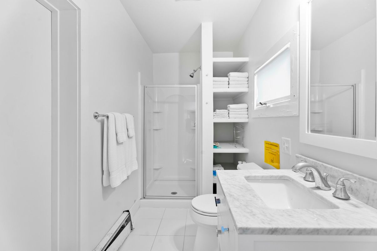 Bathroom, Glass Shower, Interior