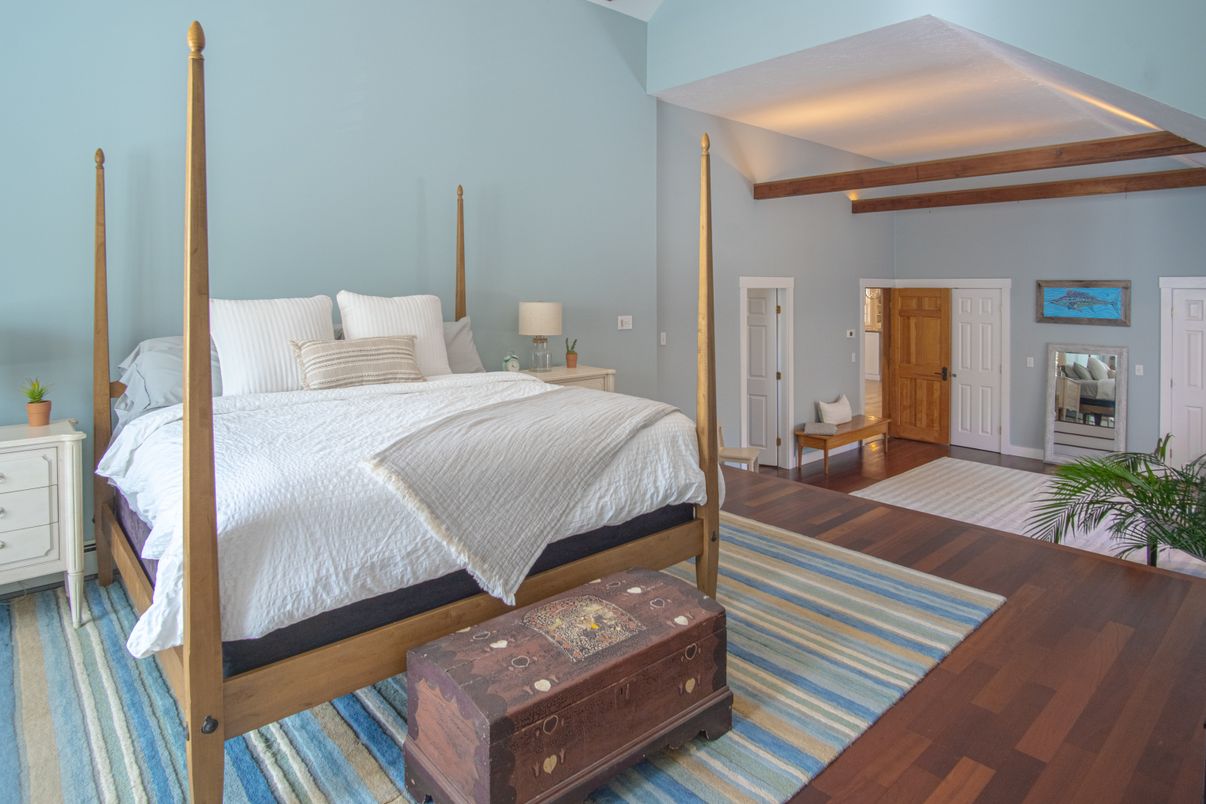 Bedroom, Interior, Wood Texture Flooring