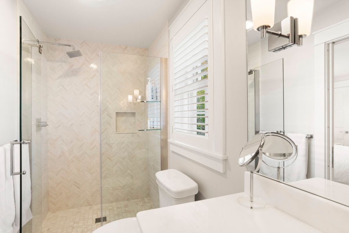 Bathroom, Glass Shower, Interior