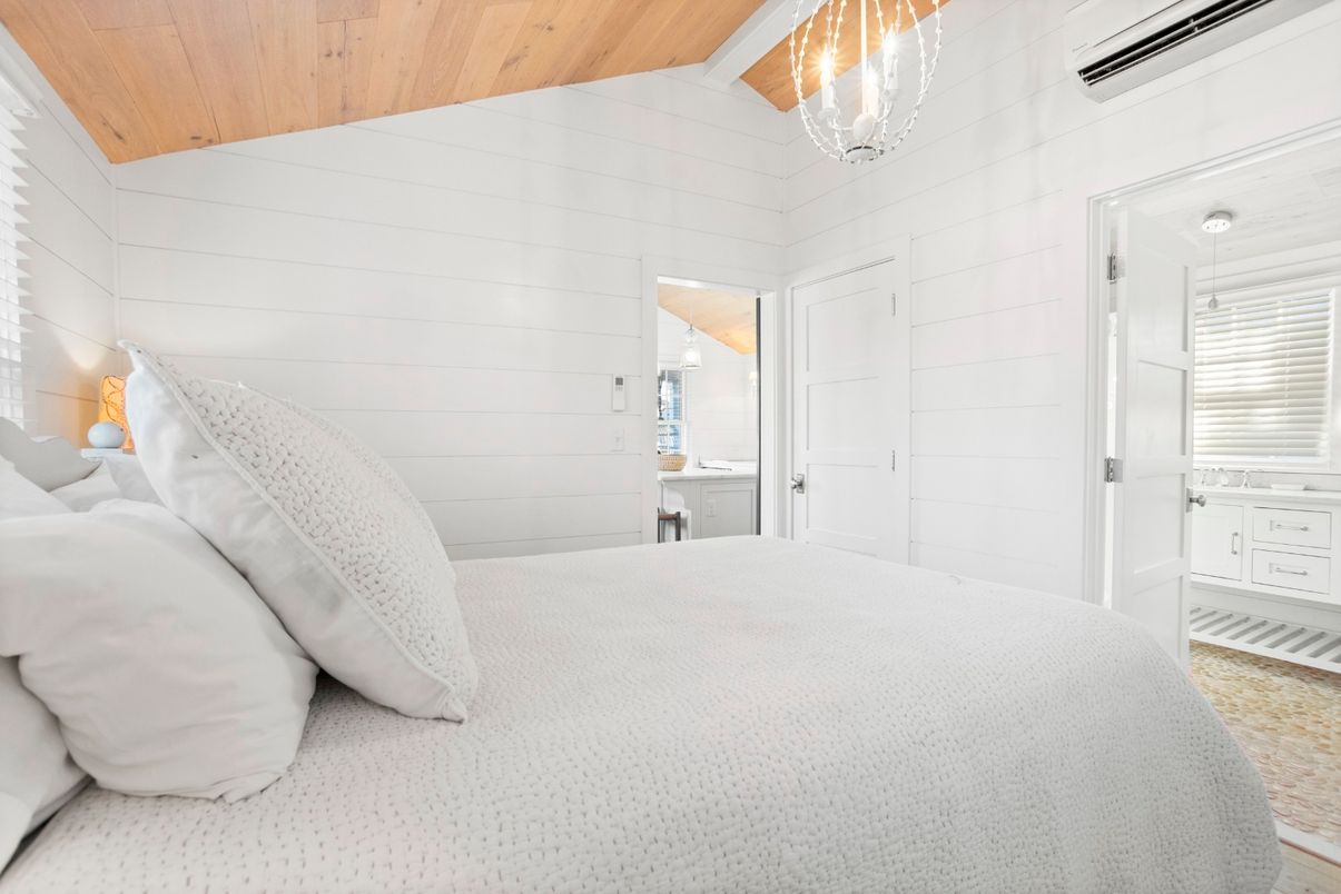 Bedroom, Interior, Wooden Ceilings