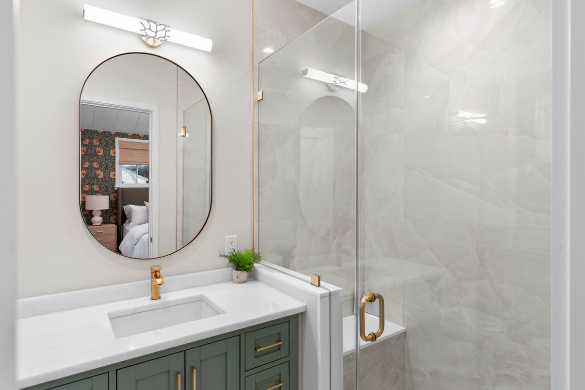 Bathroom, Glass Shower, Interior