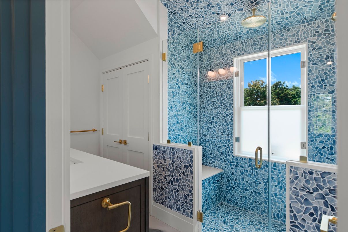 Bathroom, Glass Shower, Interior