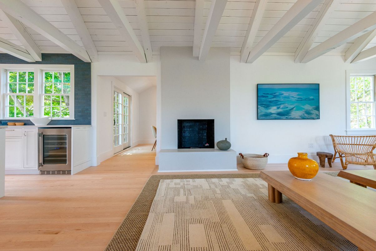 Fireplace, Interior, Wood Texture Flooring