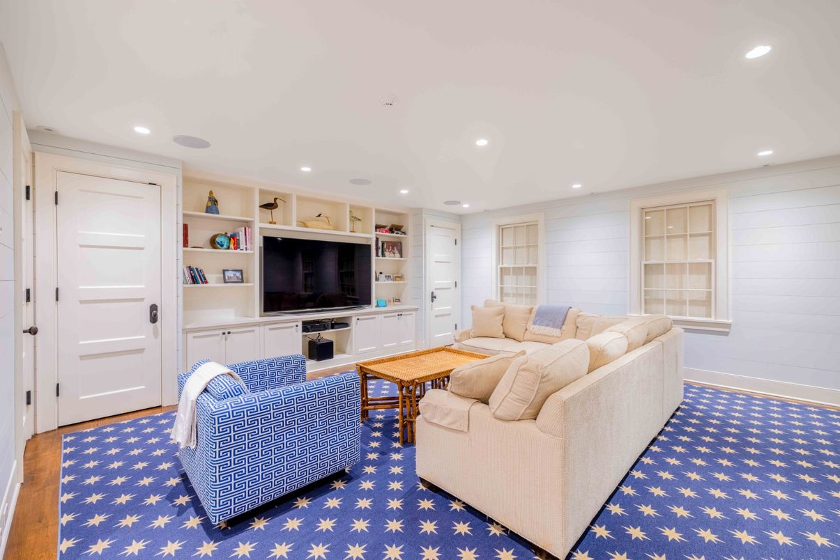 Interior, Living room, Recessed Lighting