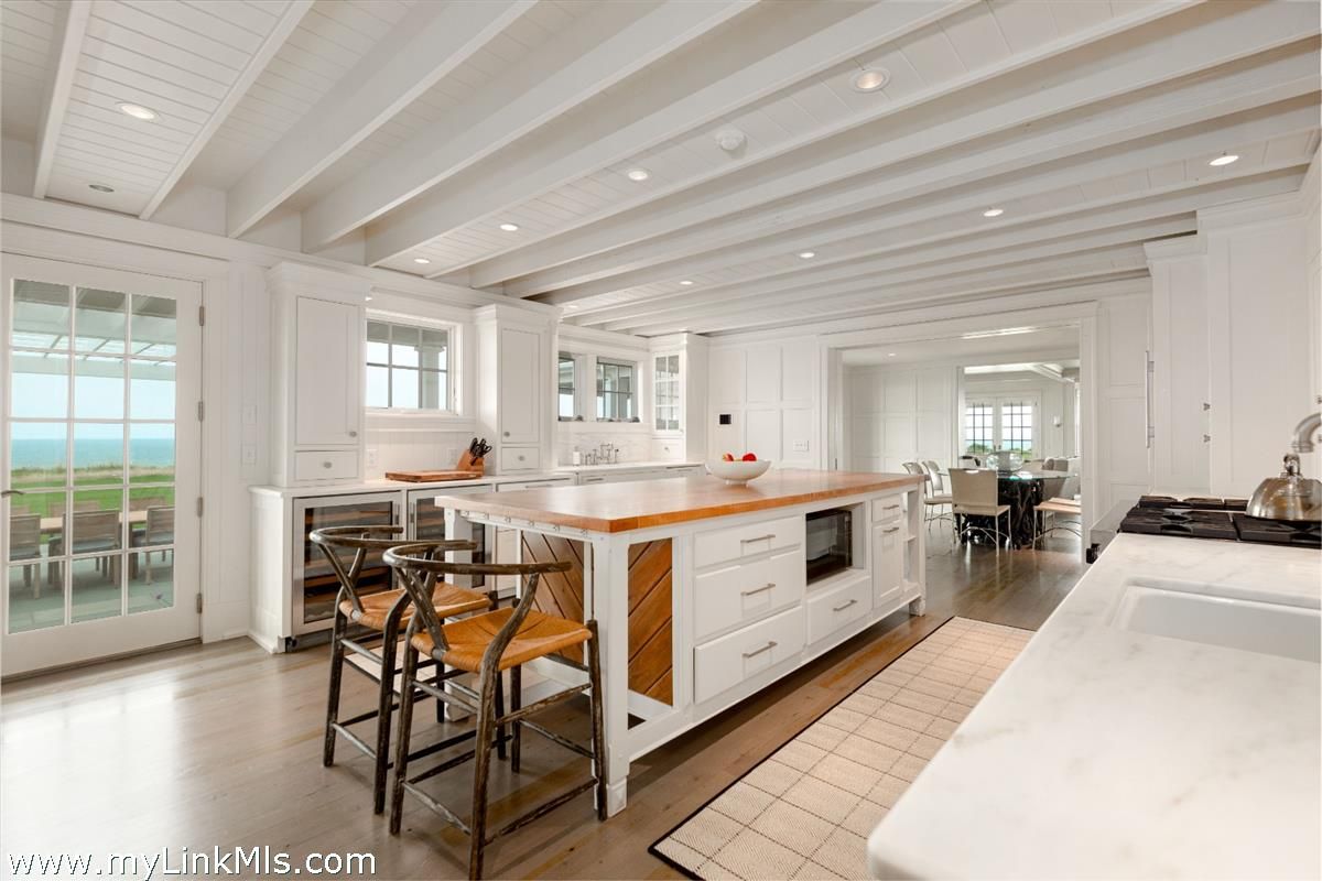 Dining room, Interior, Kitchen, Recessed Lighting, Water, Wood Texture Flooring