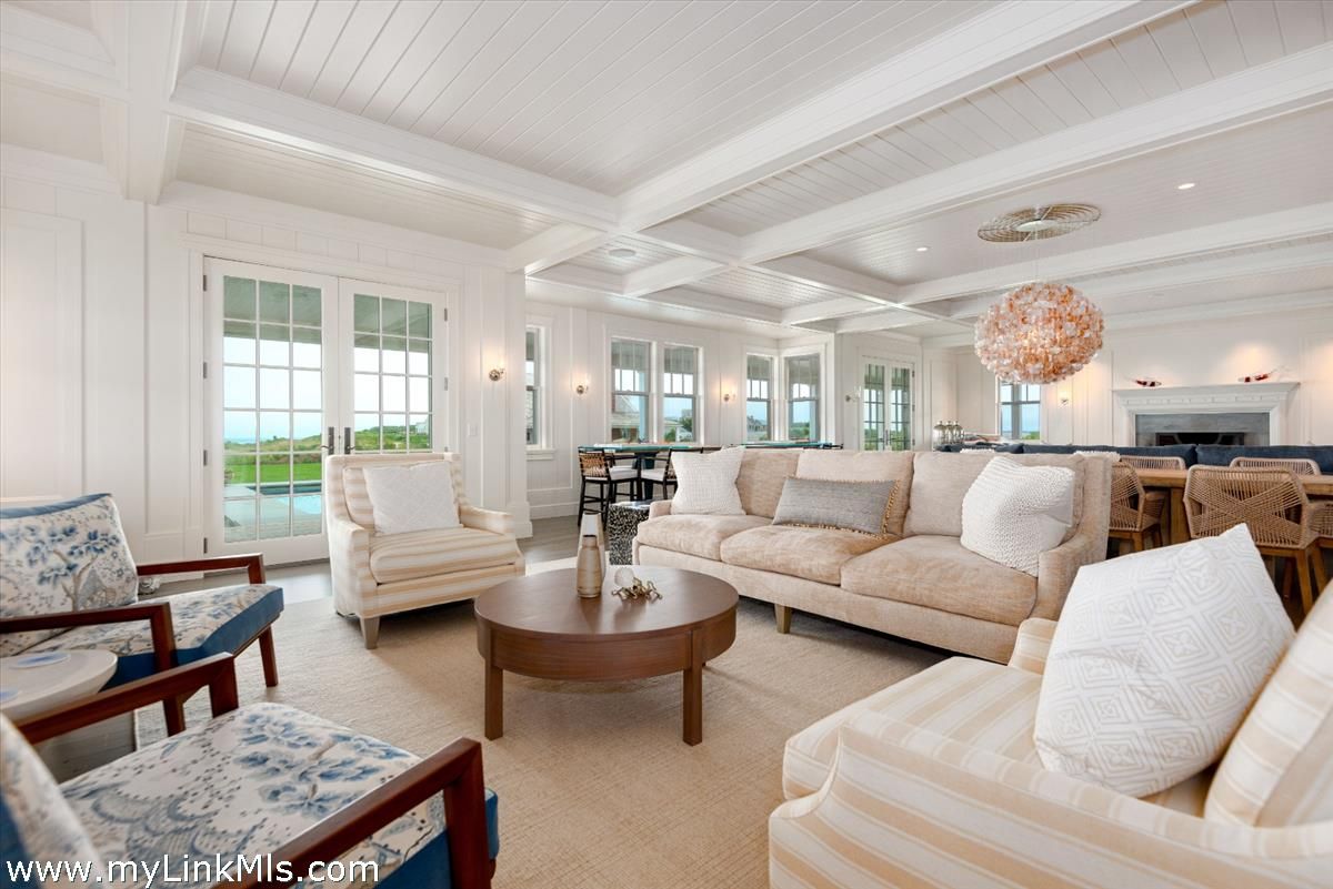 Dining room, Fireplace, Interior, Living room, Recessed Lighting