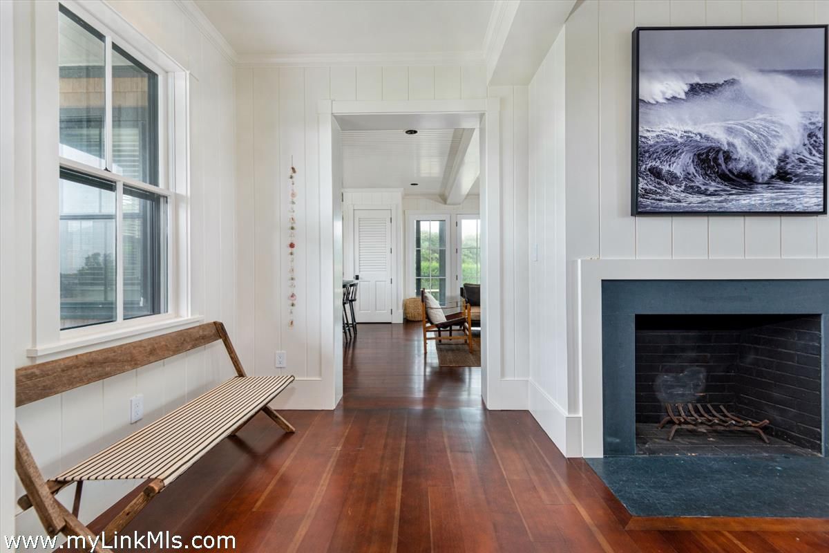 Fireplace, Interior, Wood Texture Flooring
