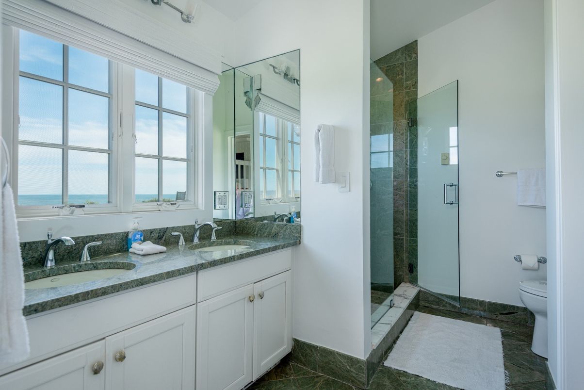 Bathroom, Dual Sink Vanities, Glass Shower, Interior, Water