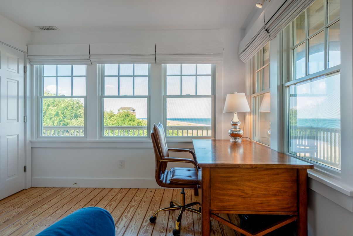Home Office, Interior, Wood Texture Flooring