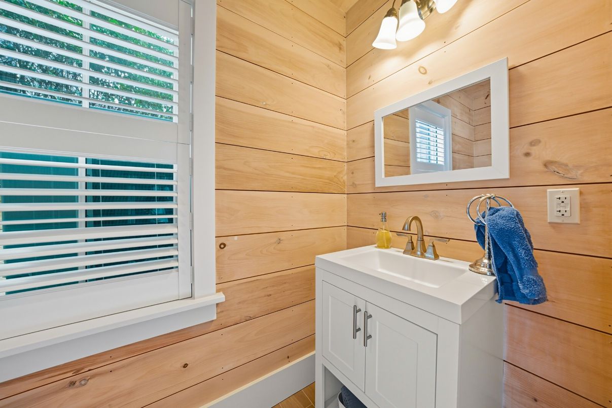 Bathroom, Interior, Wooden Walls