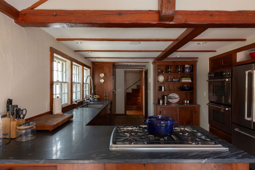 Interior, Kitchen, Wooden Beams