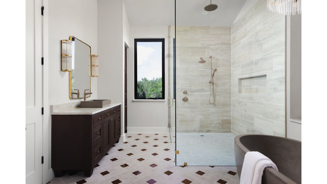 Bathroom, Glass Shower, Interior