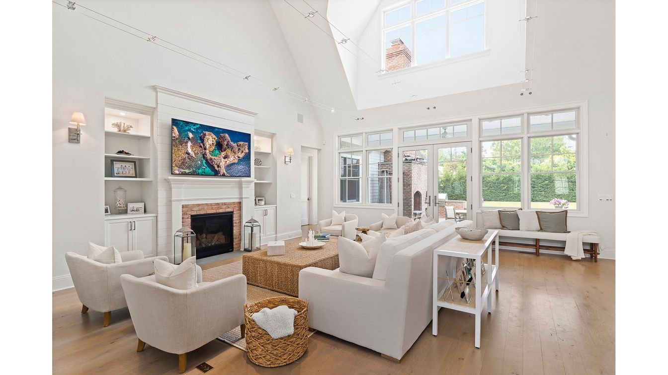 Fireplace, Interior, Living room, Wood Texture Flooring