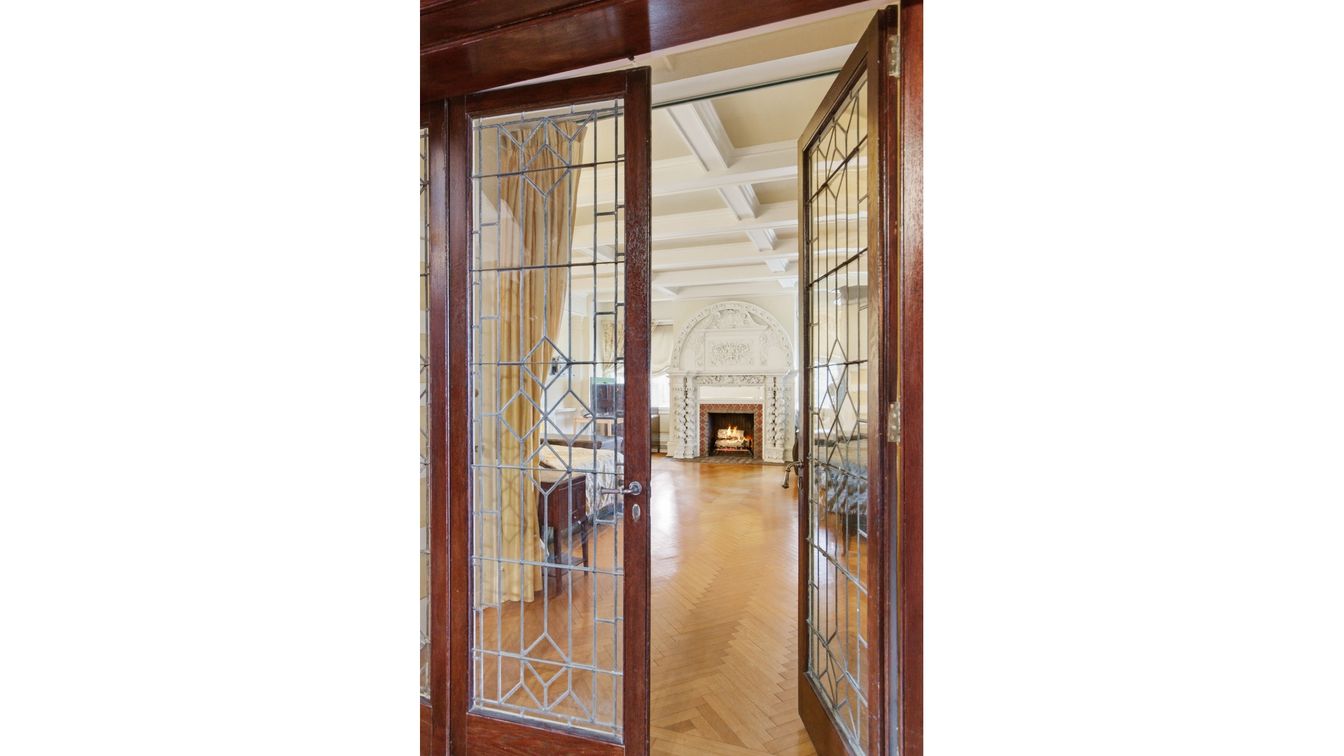 Fireplace, Interior, Wood Texture Flooring