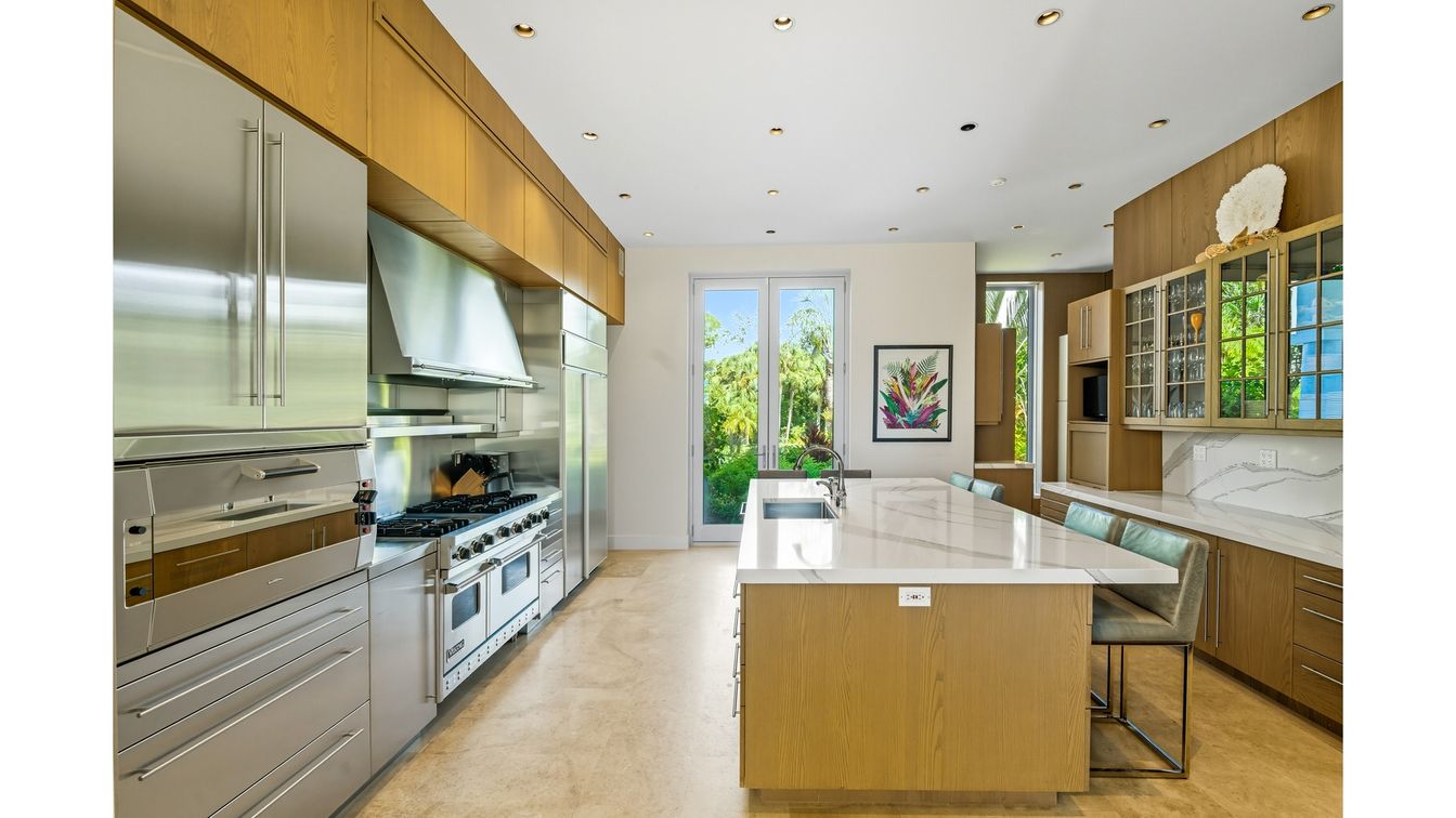 Interior, Kitchen, Recessed Lighting, Stainless Steel Appliances