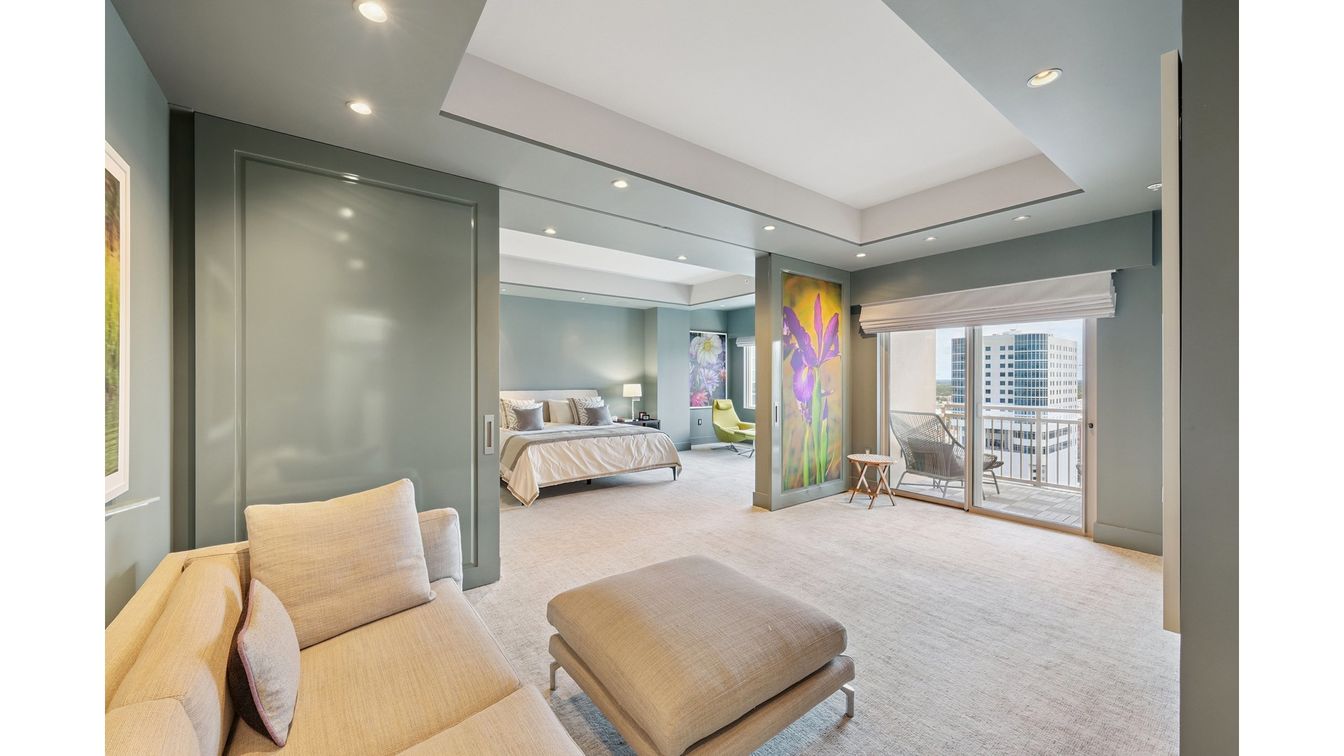 Bedroom, Interior, Recessed Lighting