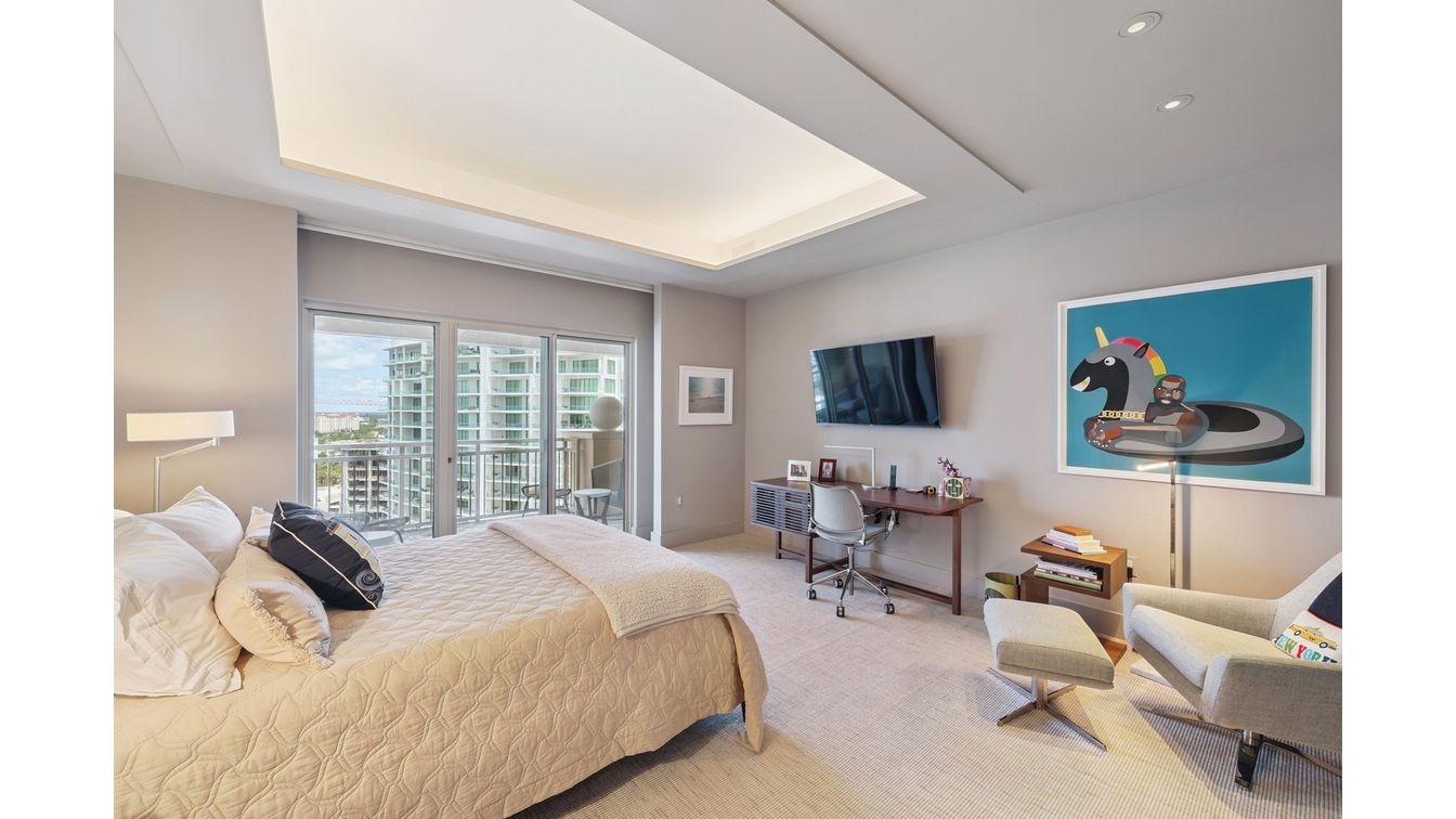 Bedroom, Home Office, Interior, Recessed Lighting